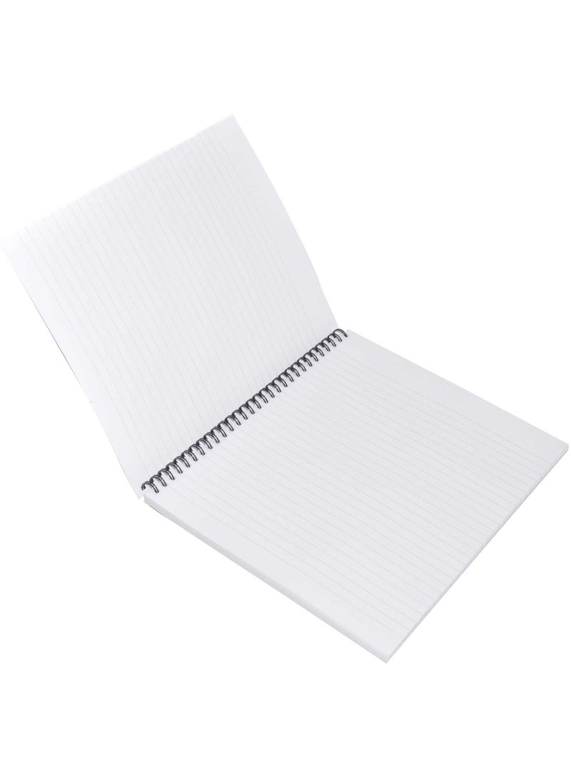 FIS دفتر ملاحظات لينة الغلاف حلزوني FIS LIGHT عبوة من 10، خط واحد، 10X8 بوصة (25.4 X 20.32 سم) 100 ورقة -LINB1081606S - Image 3