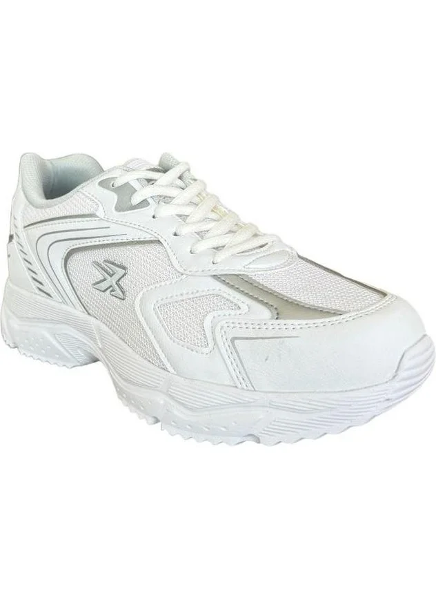 Liger Unisex Water Repellent Sneakers White Silver