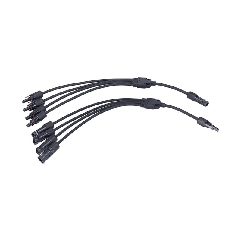 Solar Panel Y Branch Connector 4 Parallel Connectors Extension Cable PV Wire For Solar Panel Array - Image 3