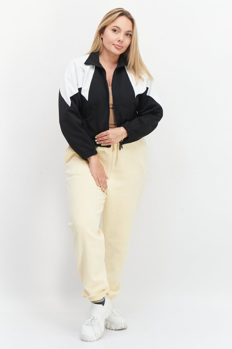 adidas Originals Women Sportswear Fit Long Sleeve Outdoor Sweatshirts, Black  - Image 4