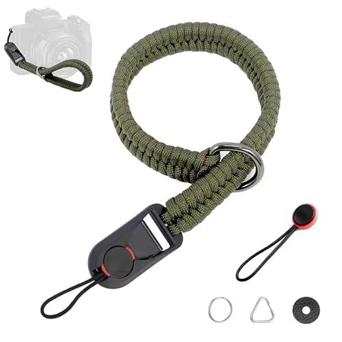 TecoKart® Camera Strap Wrist Strap for Mirrorless Camera Non-slip Paracord Camera Hand Strap Rope for All DSLR Instant Cameras Binoculars - Image 1