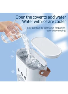 DMAYA Double Ended Spray Fan Desk Fan with Mist SprayTravel Cooler Fan Water Misting Fan USB Rechargeable Mini Desktop Table Cooling Fan for Office homeBest for summer gifts  - Image 3