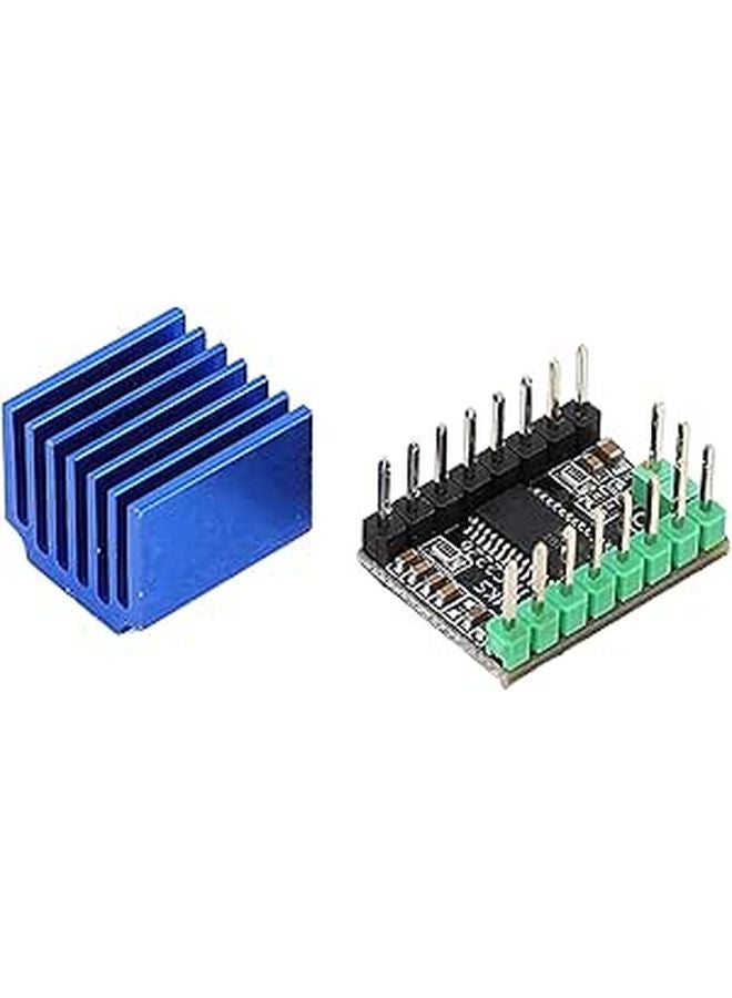 Stepper Motor Driver Module with Heatsink 256 Micro Steps Low Noise for 3D Printer CNC - Image 1