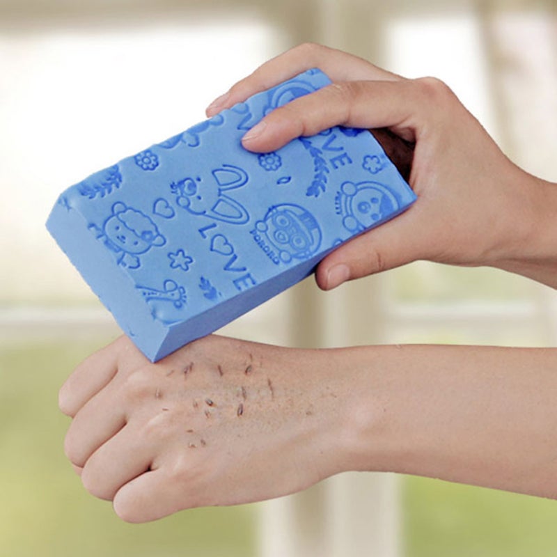 High Density Bath Sponge Soft Delicate Pulling Clean Dirt Relieve Fatigue Household Bath Rubbing Towel - Image 4