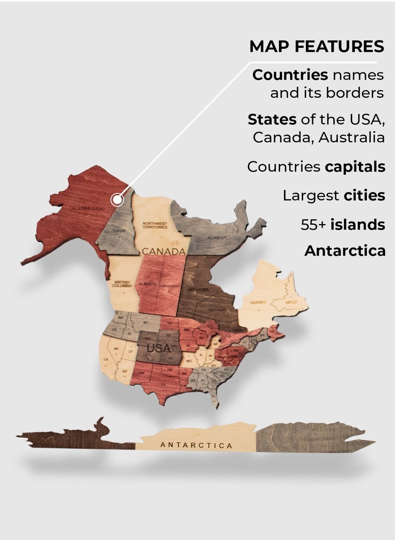 3D World Map | World Map with Countries | Wall Art for Home and Office | Wall Decor for Living Room | Wood Art | Handcrafted and Stylish Wall Art | Fusion Design - pzsku/Z4F427F8ACCD993FAFCAAZ/45/_/1726144851/07a65be8-4e5c-4617-820a-209752755887