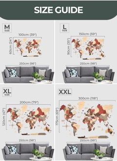 Enjoy The Wood 3D World Map | World Map with Countries | Wall Art for Home and Office | Wall Decor for Living Room | Wood Art | Handcrafted and Stylish Wall Art | Fusion Design  - Image 4
