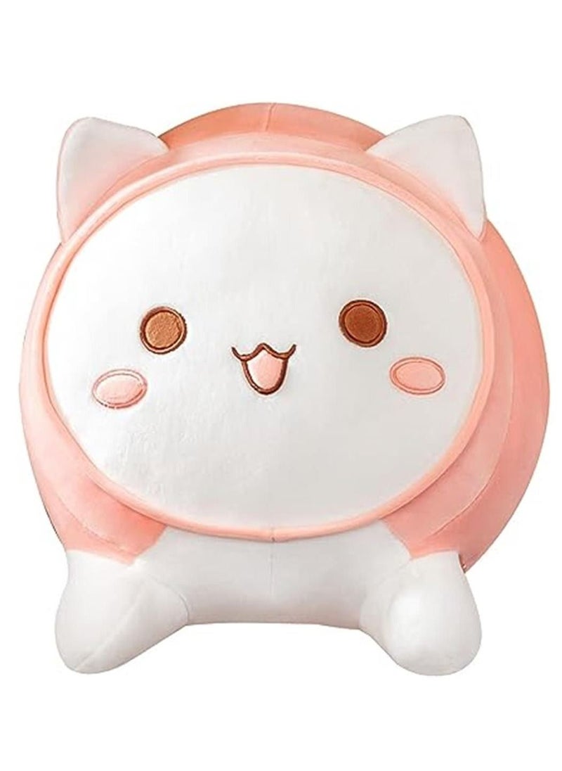 Stuffed Animal Shiba Inu Plush Toy Anime Corgi Kawaii Plush Dog Soft Pillow, Plush Toy Gifts for Boys Girls (Pink Cat, 15.7" / 19.6")  - Image 2