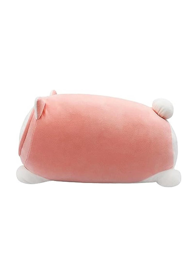 Stuffed Animal Shiba Inu Plush Toy Anime Corgi Kawaii Plush Dog Soft Pillow, Plush Toy Gifts for Boys Girls (Pink Cat, 15.7" / 19.6")  - Image 3