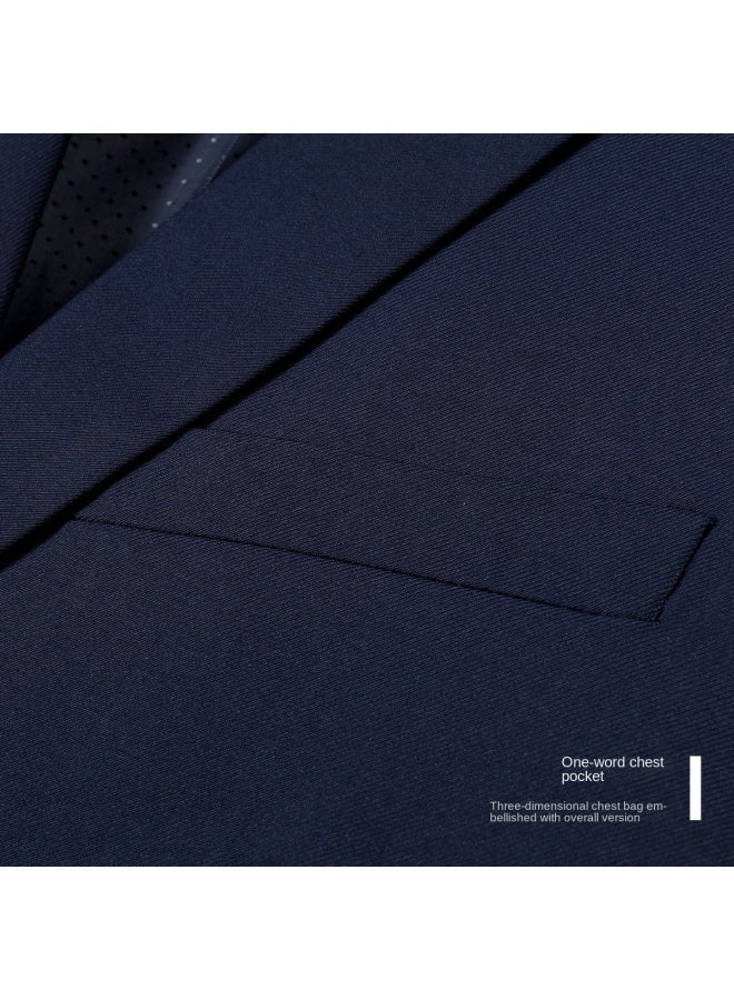 ROMON 【jacquard Lining】بدلة رجالية casual، سترة رجالية مريحة، ملابس خارجية رجالية minimalist، بدلة ذات صدر واحد للتنقل - Image 5