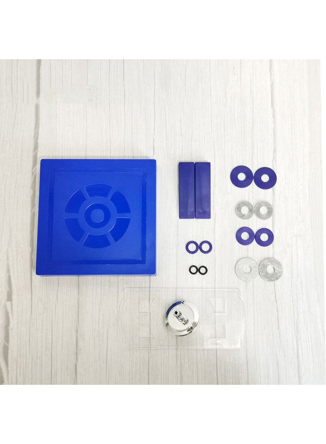 Anti-Gravity UFO Magnetic Levitation Gyro Machine Creative Magic Toy Floating In Mid-Air High Tech Interactive Science Experiment-Color:UFO English-Blue Silver-Specifications:16*14*4.5