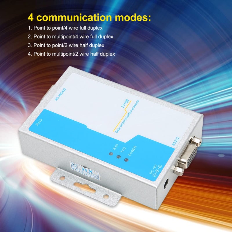 محول RS232 إلى RS485 115.2 كيلوبت/ثانية 1.8 كم اتصال متتالي لـ 32 جهازًا قابس أمريكي - Image 4