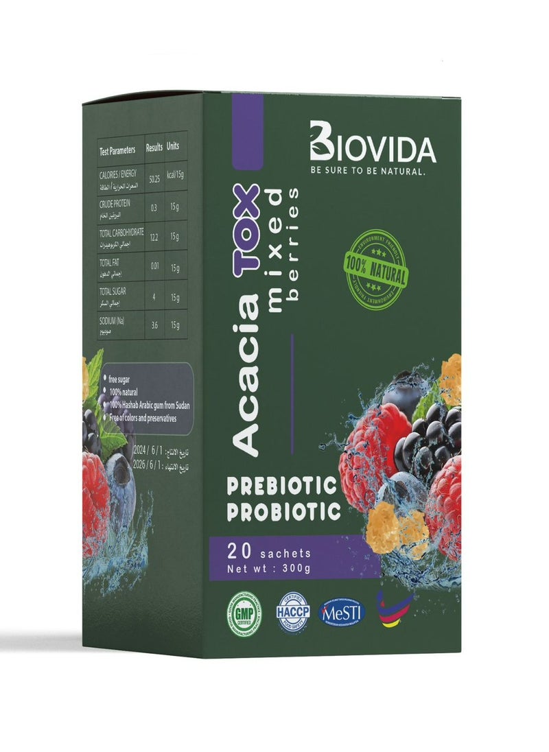 Biovida - Mixed Berries Biovida Gum Arabic Sachets - Image 1