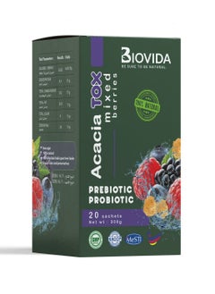 Biovida Mixed Berries Biovida Gum Arabic Sachets 