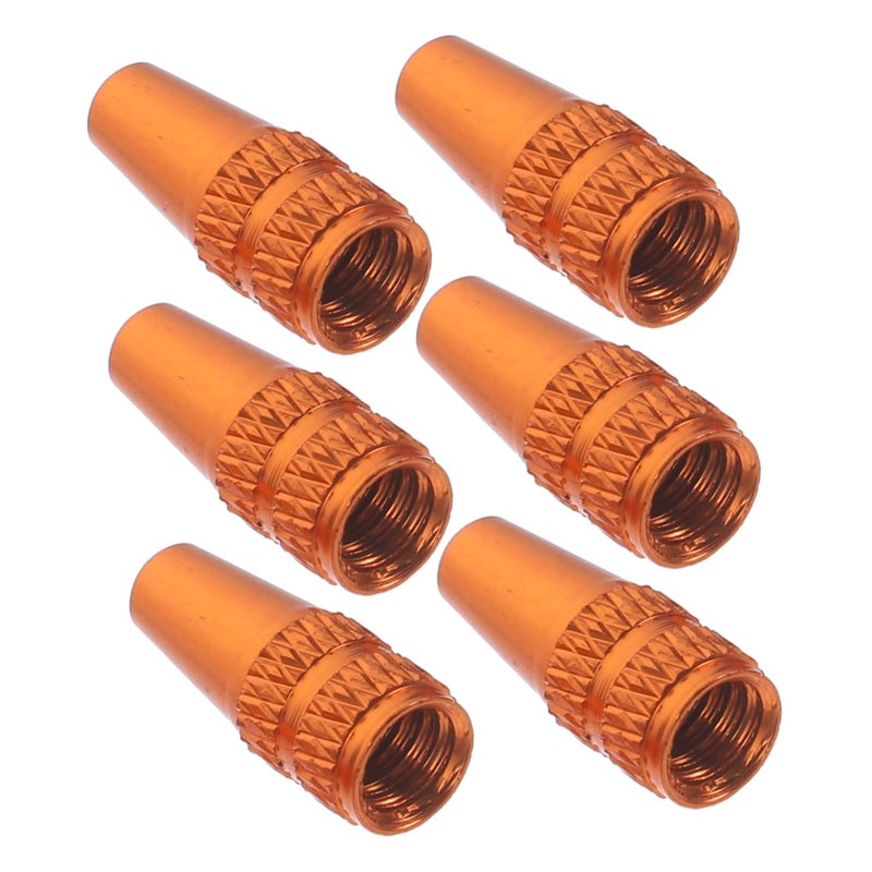 Alloy French Valve Caps for Bicycle Tires 6 Pack Rust Dust Covers Sealed for Road and Mountain Bikes Easy to Install - Image 2