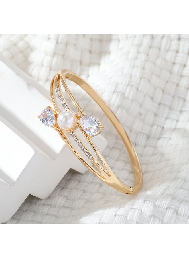 KUYING New Fashion Diamond Bead Charm Versatile Love Bracelet - Image 1