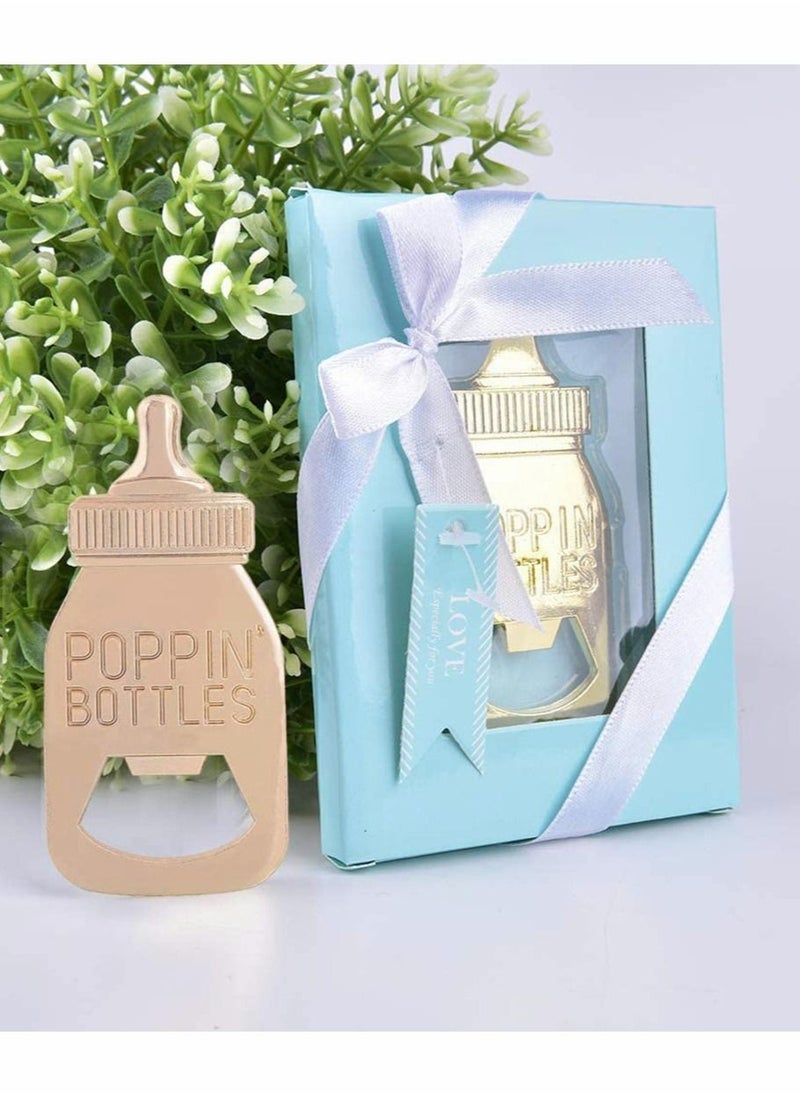 Excefore 12 Pieces Bottle Opener Baby Shower Favor for Guest, Party Decoration Supplies  - Image 4
