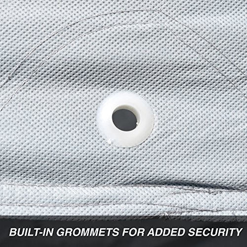 Budge Lite VB-3 Van Cover Indoor, Dustproof, UV Resistant Van Cover Fits Full Size Vans up to 228” L x 72" W x 72" H, Gray - Image 5