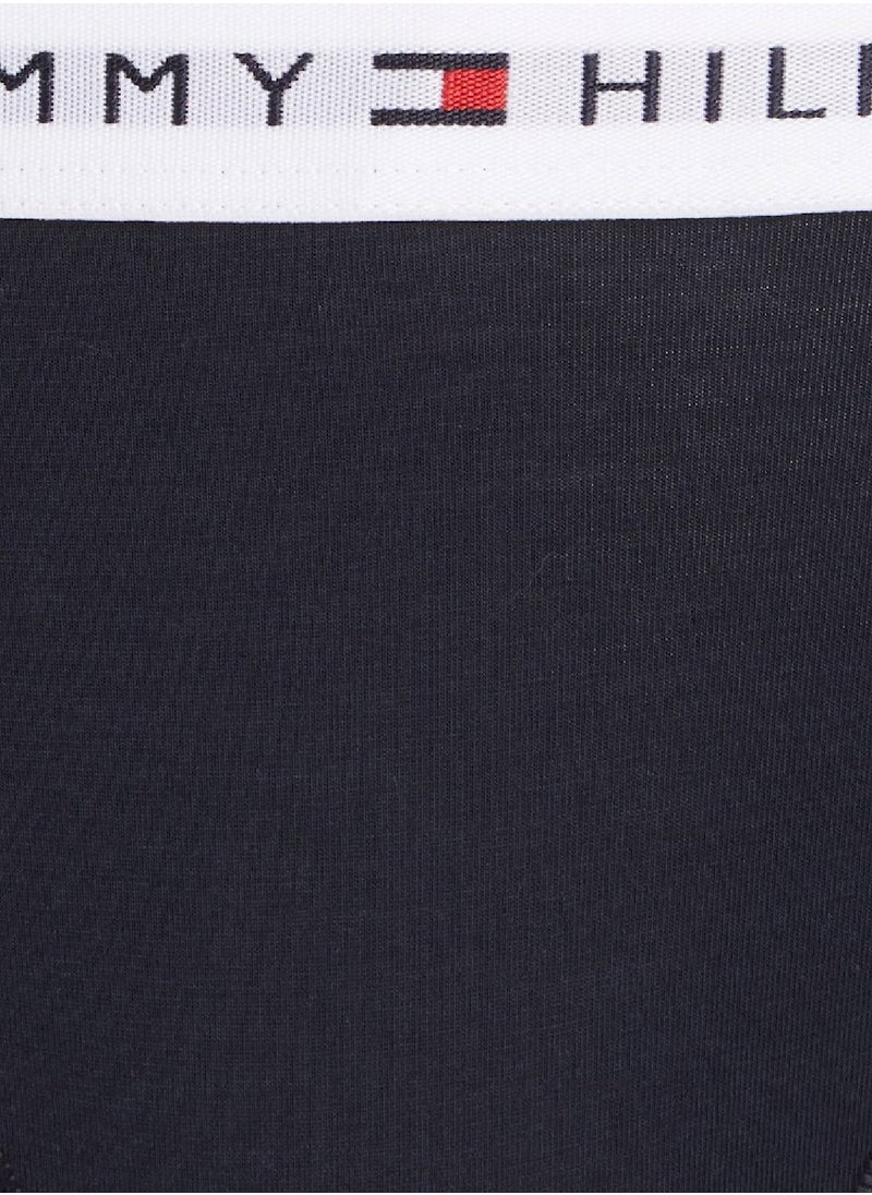 TOMMY HILFIGER - Women's Icon Repeat Logo Briefs Underwear Bottoms, Navy - Image 1