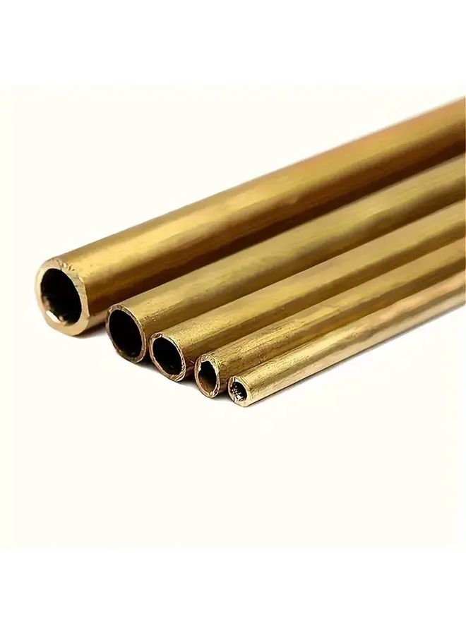 10Pcs Set Brass Tubes 2mm To 12mm OD 300mm Length 0.5mm Wall For Model Making - Image 5