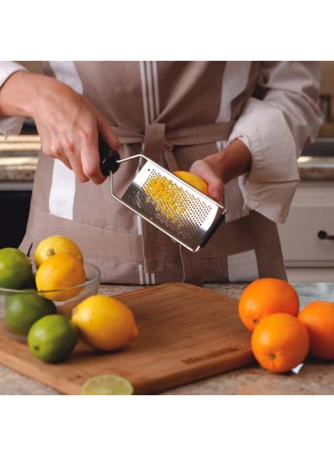 Microplane مبشرة جبن صلبة من سلسلة مايكروبلان الذواقة (ناعمة، سوداء) - Image 4