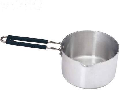 Stephy Aluminium Milk Pan/Tea Pan/Sauce Pan 1.5 LTR._18 cm with Black Bakelight Handle - Image 3
