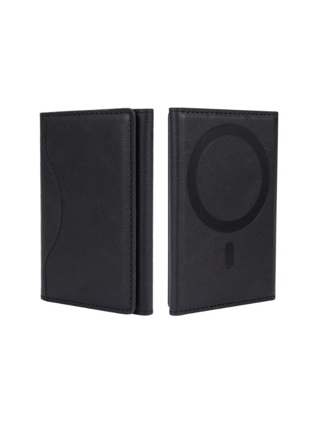 MagSafe 3-Fold Leather Wallet – 6 Card Slots for iPhone 15–12 Pro Max - Image 1