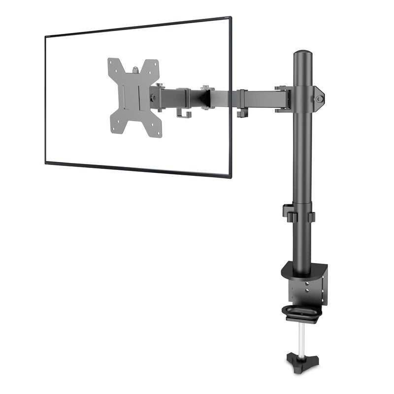ROBUSTT Computer PC Monitor LED TV Desk Mount Stand with Articulating Center Arm Joint | for 15" to 33" Screens Full Motion Mount | Height Adjustable | Gaming Screen - Pack of 1 - Image 1