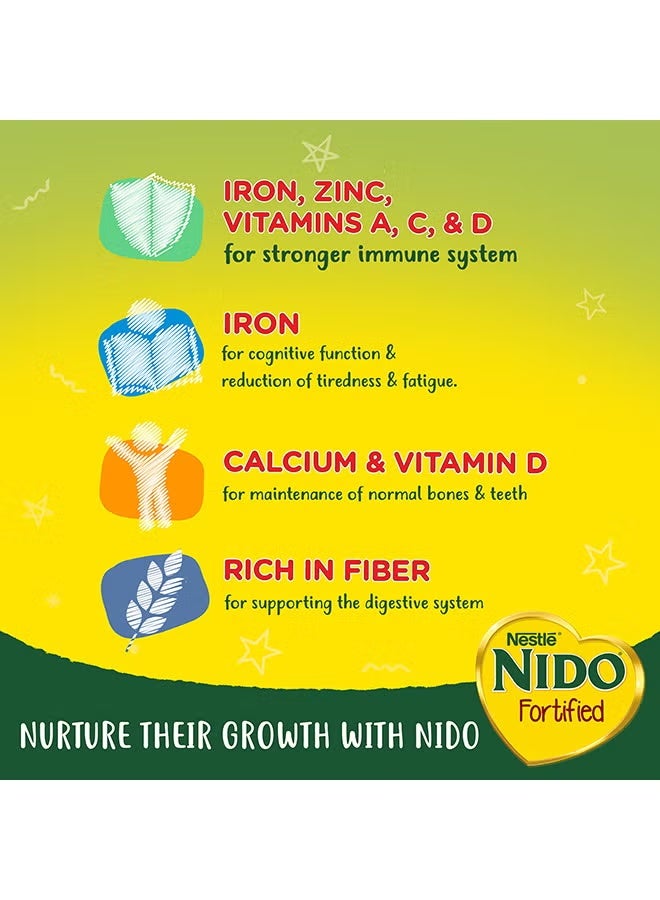 Nestle Nido Fortified Milk Powder Rich In Fiber Pouch 1800grams - Image 4