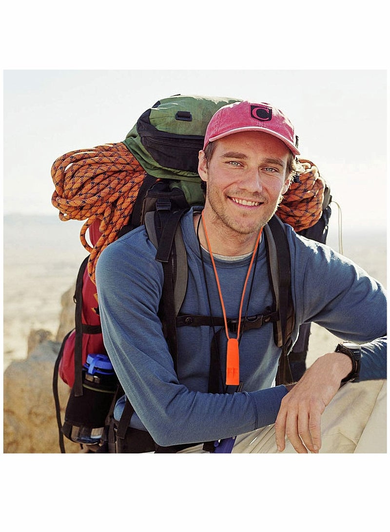 KASTWAVE Safety Whistle Marine Whistle Plastic Whistles With Lanyard For Emergency Vest Jacket Boating Fishing Boat Camping Hiking Hunting Rescue Signaling Kids Lifeguard 10 Pcs - Image 5