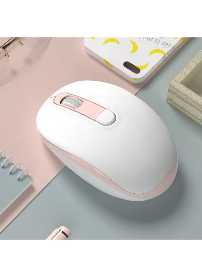 Wireless Mouse Silent Girl Cute Bluetooth Rechargeable Tablet Laptop Desktop Computer General Office-Specifications:[Direct Sales/high-end Chips/two-year Warranty]].