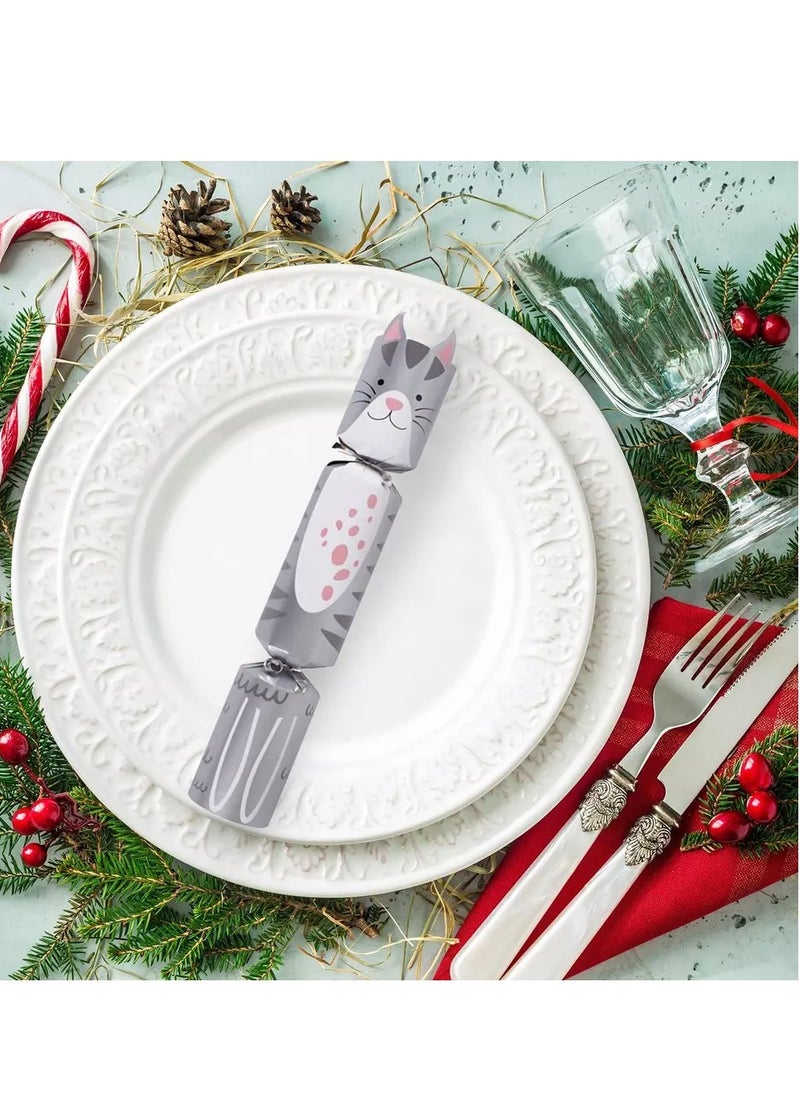 RSW - Rsw Christmas   Pet Cat Silver 14Inches Cracker - Image 1