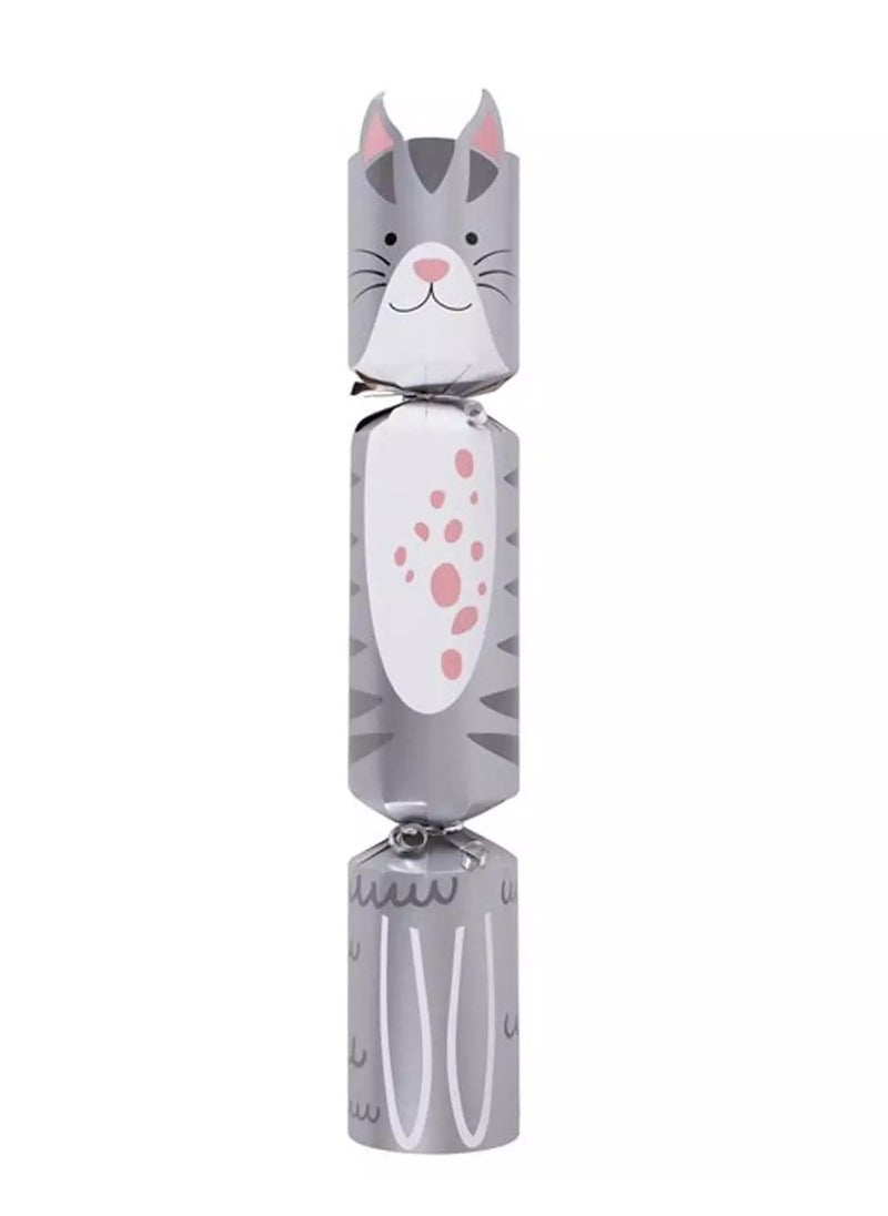 RSW - Rsw Christmas   Pet Cat Silver 14Inches Cracker - Image 1