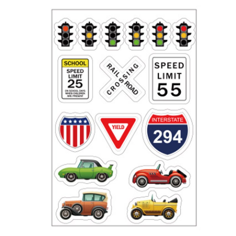 general DIY Road Scene Tape for Cars and Trains - Car Sticker Decoration - Image 1