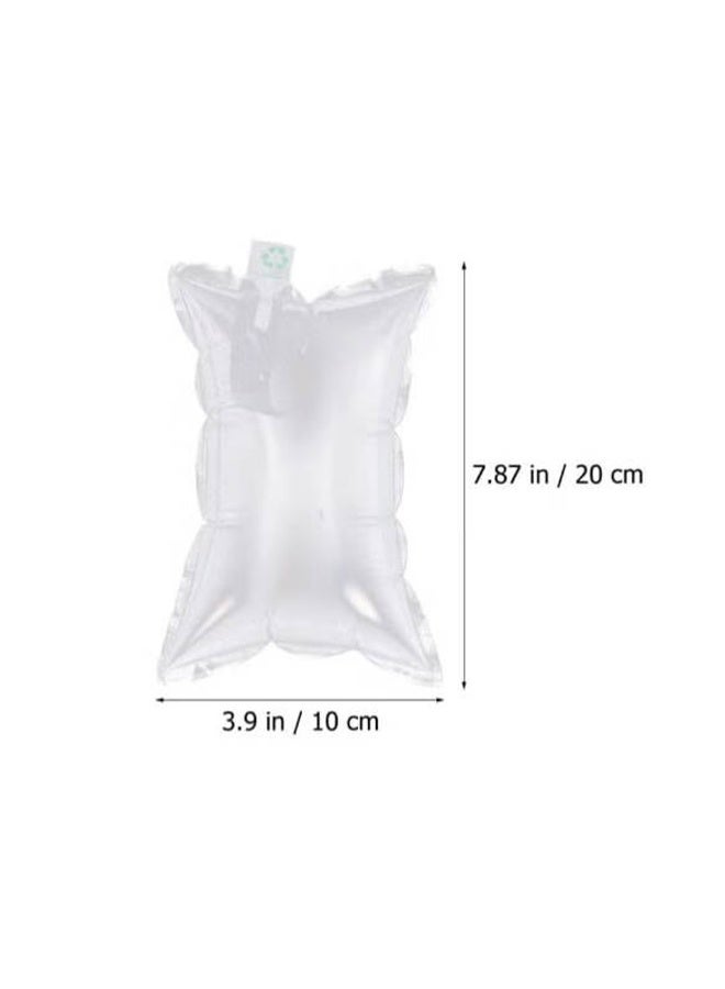 واي جيه أكياس وسادة هوائية ، 100 قطعة وسائد هوائية قابلة للنفخ أكياس فقاعة هوائية مقاومة للصدمات فيلم وسادة هوائية حجب حقيبة التفاف للتغليف بالبريد 10x20 سم - Image 2