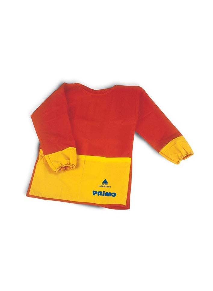 PRIMO Primo - Anti-Stain Plastic Apron for Kids | One Size Fits 3-5 Years | Fun and Protective Apron for Painting | Durable and Easy to Clean  - Image 1