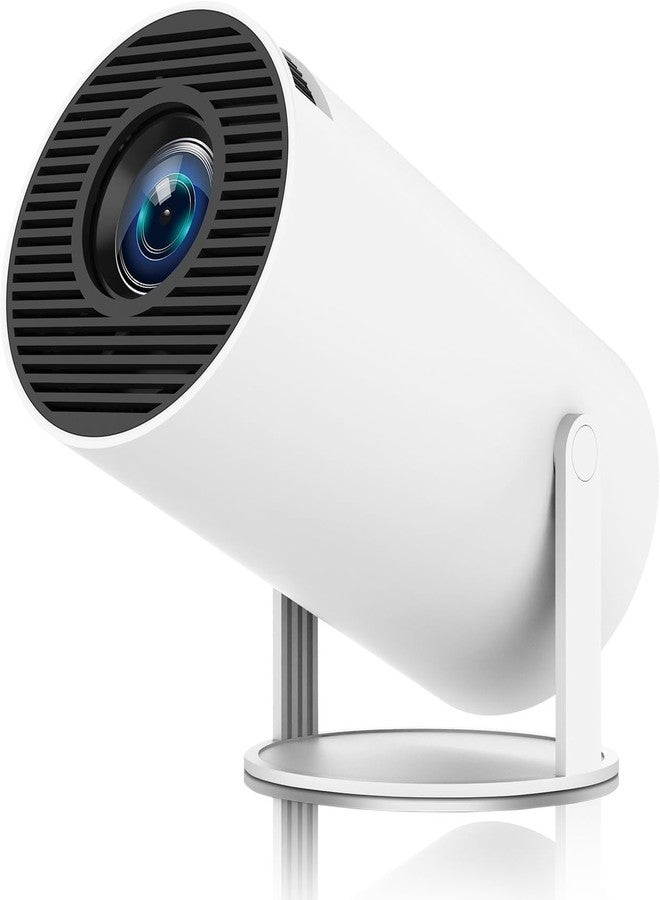 Chicdaze Mini Projector Portable Projector with Dual Band WIFI and Bluetooth Support 4K 1080P160 ANSI Android 11 Lumens 80° Rotatable Auto Keystone Correction (HY300) - Image 1