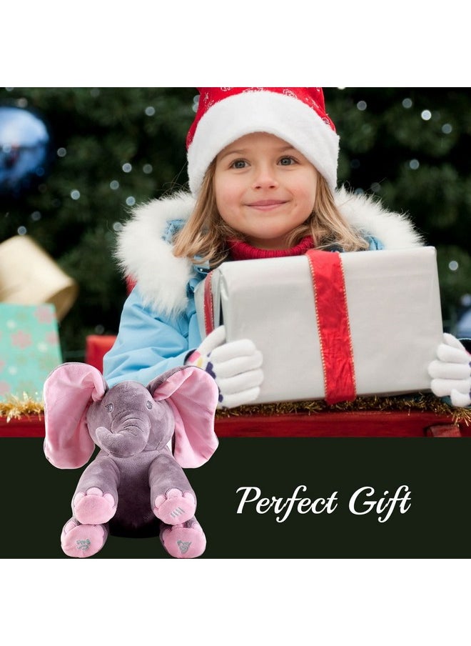 Dimple - Peek A Boo Elephant Toy, Interactive Singing Stuffed Elephant Plush With Moving Ears, Musical Stuffed Animal For Babies And Toddlers, Adorable Elephant Baby Toy - Image 1