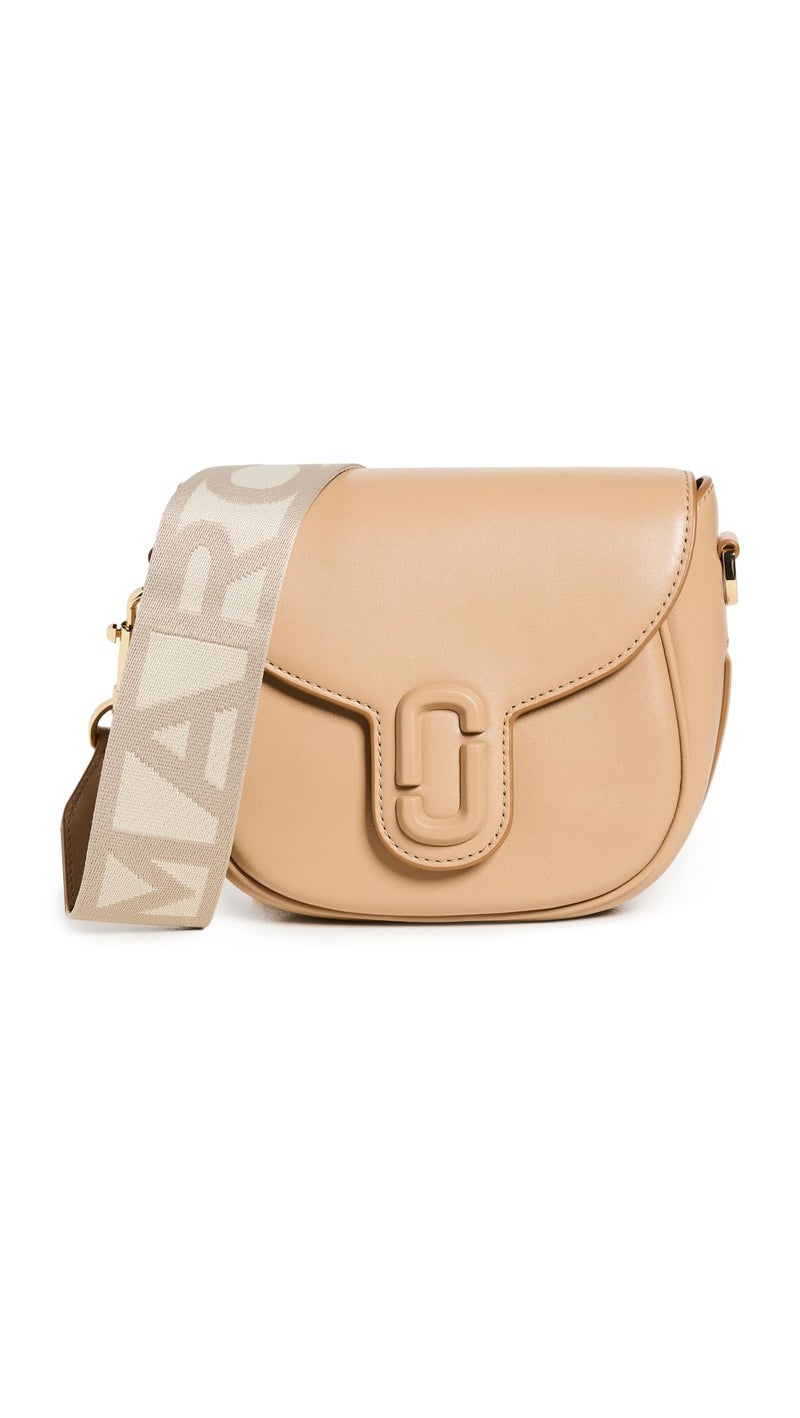 Marc Jacobs Womens The J Marc Small Saddle Bag Camel One Size