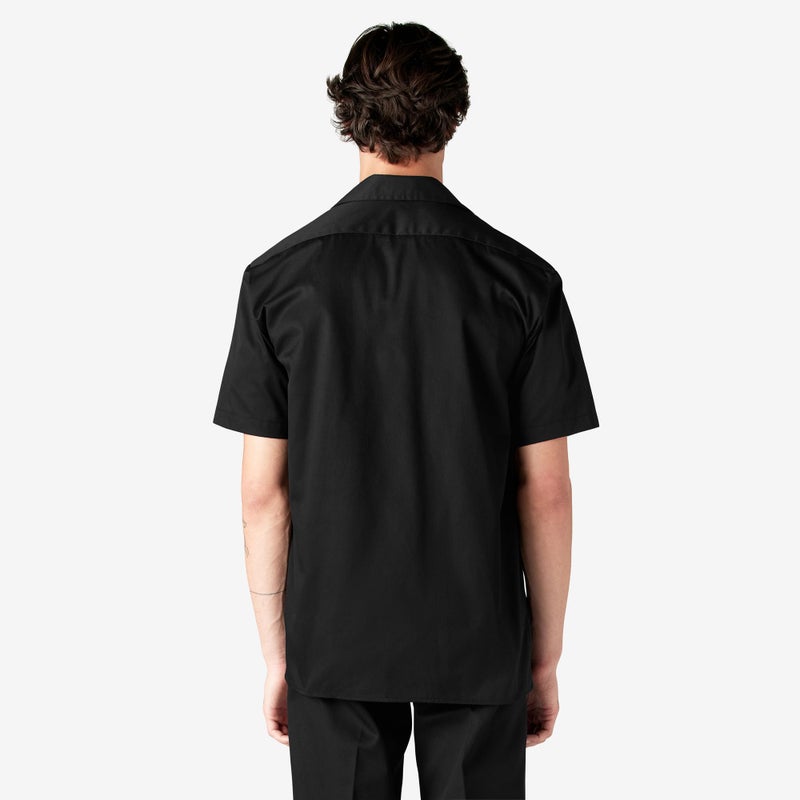Dickies Short Sleeve Work Shirt, Black, M - Image 2