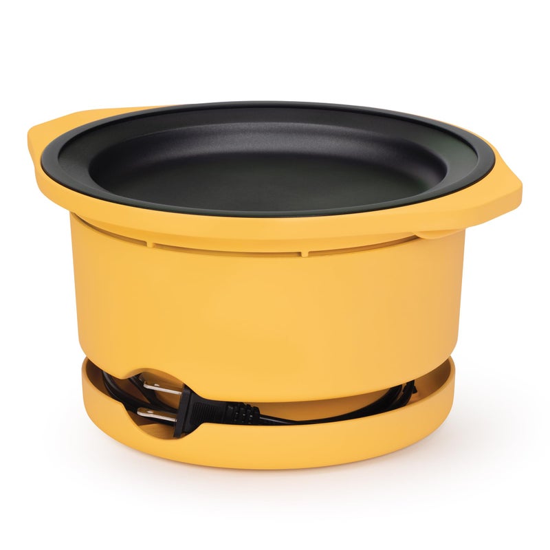 Presto! Presto 05206 Showtime Gourmet Oil Popcorn Popper - 9-Cups, Built-In Serving Bowl, Compact Design, Ceramic Nonstick, PFAS Free, Yellow - Image 4