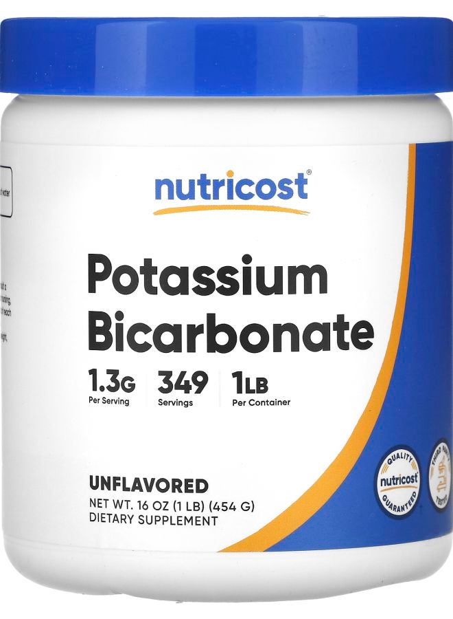 Nutricost Potassium Bicarbonate Unflavored 16 oz (454 g)
