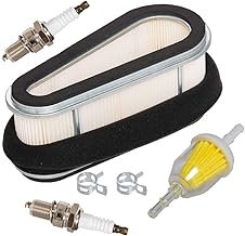 HIFROM HIFROM Air Filter Pre Cleaner Fuel Filter Spark Plug Tune Up Kit Compatible with John Deere 180 185 LX186 F525 F710  - Image 1