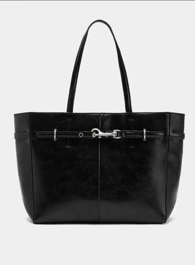 بارفوا حزام حقيبة التسوق مع كارابينر