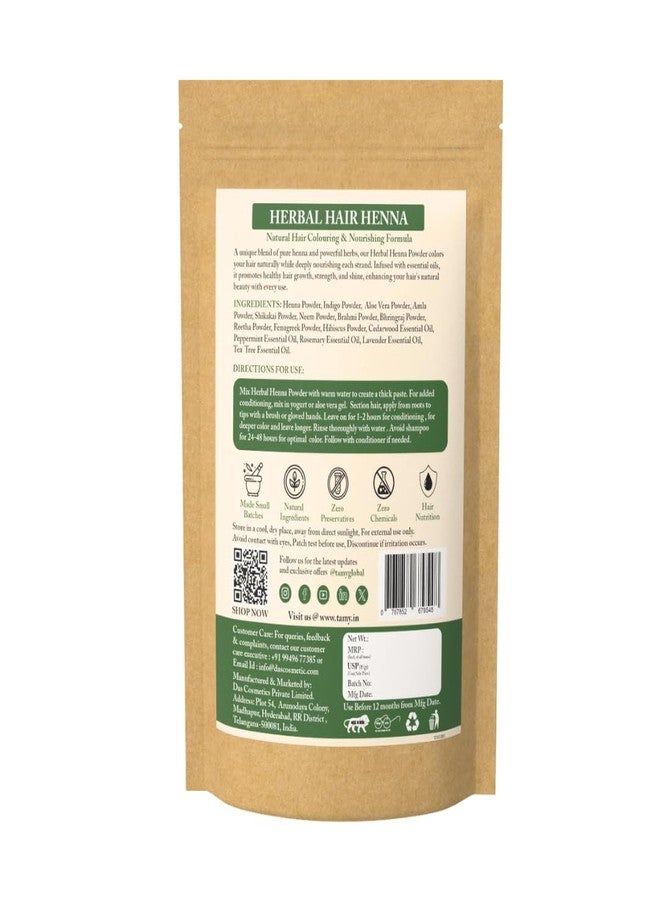 TAMY Healthy Henna Pack - Herbal Formula for Conditioning and Hair Health - 250g - Image 2