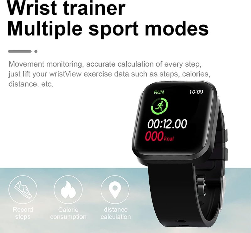 cheekyglo Smartwatch, Bluetooth Heart Rate Sleep Health Monitor, Activity Tracker Watch, Waterproof Smart Fitness Calorie Counter Pedometer Watch for Women Men Chrismats Gifts - Image 4
