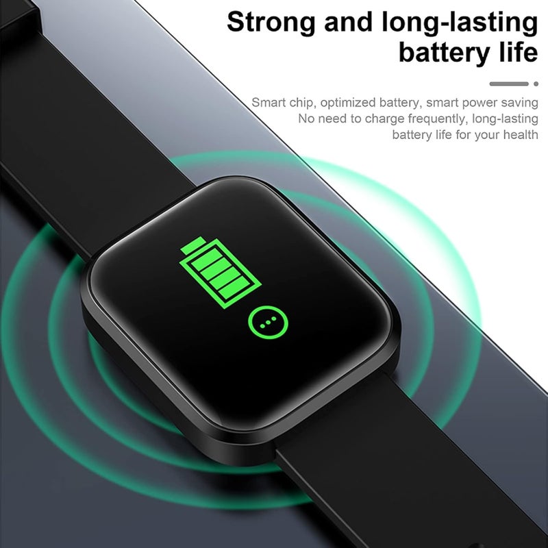 cheekyglo Smartwatch, Bluetooth Heart Rate Sleep Health Monitor, Activity Tracker Watch, Waterproof Smart Fitness Calorie Counter Pedometer Watch for Women Men Chrismats Gifts - Image 5