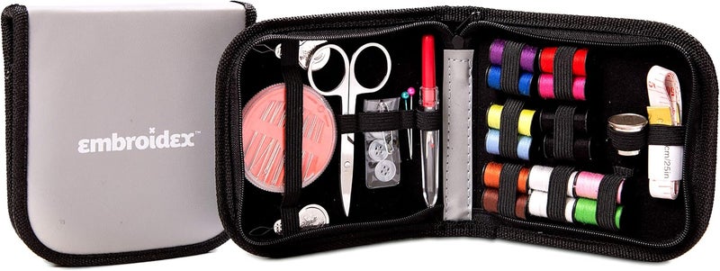 Embroidex Sewing Kit - Home, Travel & Emergencies - Quality Notions, Scissor & Thread - Great Gift - Image 2