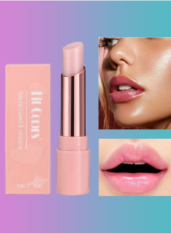 Fit Colors - Natural based and Moisturizing Lip Balm Hydrating Natural Based and Moisture Lip Balm Lipstick Non Sticky Lip Gloss Lip Glow Balm Lip Treatment Lip Balm Lipstick 3G - Image 1