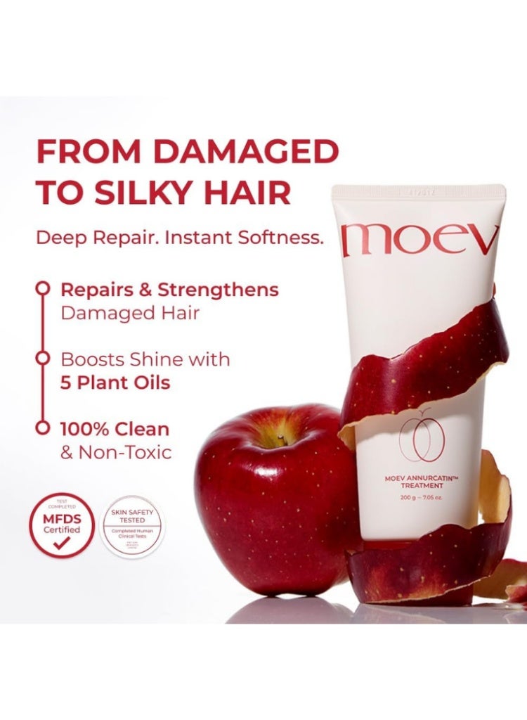 MOEV Hair Loss & Weak Roots Treatment – MOEV Annurcatin Strengthening & Anti-Fall Hair Treatment 200ml for Thicker, Healthier Growth - Image 3