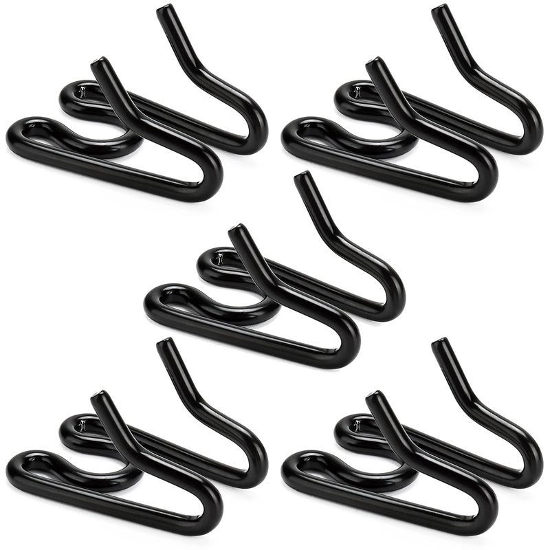MOZETO (5 Pack) Stainless Steel Dog Collar Extra Links Designed for 2.25mmH-S Collar Links, Black - Image 1